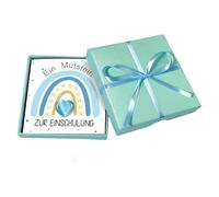 Uqezagpa To Schools Natural Stone Craft Kits for Kids Creative Art Project with Meaningful Card for Children Gifting Supply Back to Schools Lucky Stone Craft Kits