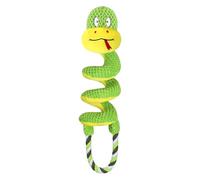 Uqezagpa Toughes Rope Toy Aggressive Chewers Crinkly Paper Sound Playtimes Engagement For Teeth Cleaning And Anxieties Reliefs