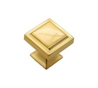 Uqezagpa Traditional Gold Brushes Wardrobe Door Pull Single Hole Metal Drawer Handle Cabinet Pull Suitable for Home Furnishing Room Decors