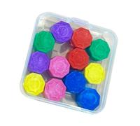 Uqezagpa Traditional Korean Gonggi Game 12pcs Set Stone Catching Classical Hand Eye Coordination Training Toy Korean Traditional Game