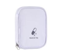 Uqezagpa Travel Firsts Aid Bag Empty Medicine Storage Bag Empty with Multiple Compartment Small Firsts Aid Pouches with Zipper First