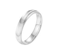 Uqezagpa Trendy Adjustable Size Cats Eye Rings Fashion Forward Stainless Steel Rings With Ripples Detail For Trendsetters Trendy Women's