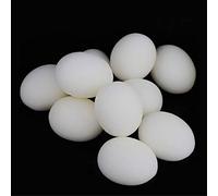 Uqezagpa Tricks Props Artificial Soft Sponge Eggs Christmas/Party Decoration Kids Toys Christmas Decoration Party Access Flashing Fingers
