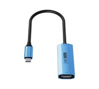Uqezagpa Type C Auditory Video Capturing Card with PD3.0 1080P 60hz Wide Compatibility for Streaming