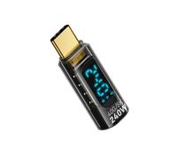 Uqezagpa Type C Digital Display Adapter Converter 240W Power Delivery For Efficient Charging Data Transfer Across Various Devices Clear Shell USB C Connector