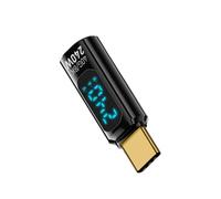 Uqezagpa Type C Digital Display Adapter Converter 240W Power Delivery For Efficient Charging Data Transfer Across Various Devices Clear Shell USB C Connector