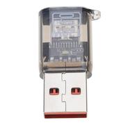 Uqezagpa Type-C To USB A Converter With Light 120W Charging 10Gbps Data Transfer USB-A Extender Clear Shell Adapter Reversible Connectors