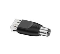 Uqezagpa Type C USB to for 2 Adapter Converter Wide Compatibility for Connecting Computer Hosts Featuring Quick Installation Converter