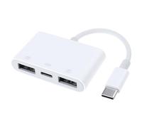 Uqezagpa TypeC Hubs USB C Multi Splitters 3 In 1 3-port USB 3.0 2.0 Fast Charging Adapters For Laptops TypeC Hubs