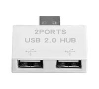 Uqezagpa USB 2.0 A Male To Double USB Female Y Splitter Extension Adapter For Desktop Laptop Car Charging Adapter