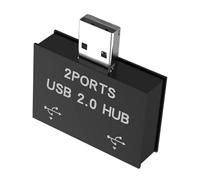Uqezagpa USB 2.0 A Male To Double USB Female Y Splitter Extension Adapter For Desktop Laptop Car Charging Adapter