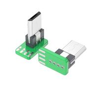 Uqezagpa USB 2.0 PCB Mount Connector Assortment USB 4Pin/USB C 5Pin PCB Mount Socket Connector Power Supply Adapter