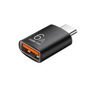 Uqezagpa USB 3 To Type C Adapter With 6Amp Fast Charging Capability Speed Adapter For Efficient Data Transfer & Power Aluminum USB
