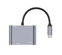 Uqezagpa USB C Adapter Portable USB C Hubs with 87W 1080P USB3.0 Port Adapter for Tablet Phone Aluminum