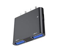 Uqezagpa USB C Hubs Docking Station 3 In 1 Adapter Converter For Business Laptop Notebook Seamless Integration Rapid Data Export Type C Laptop Adapter