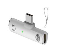 Uqezagpa USB C To 3.5mm Adapter Connector Converter 90 Degree Right Angles Plugs For Easy Connection Clear Voice Calls On Phone Control USB C Earphone Adapter