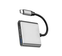 Uqezagpa USB C to HDTV Adapter PD100W Fast Charging USB3.0 5Gbps Data Transfer 4K Output
