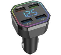 Uqezagpa USB Car Charging Adapter 66W 4 Port Fast Automobile Charging Adapter 4.8A/Quick Charging 3.0+3.1A/66W+3.1A