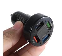 Uqezagpa USB Car Charging Adapter 66W 4 Port Fast Automobile Charging Adapter 4.8A/Quick Charging 3.0+2.4A/66W+3.1A USB