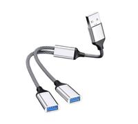 Uqezagpa USB Extension Cable USB Power Splitter Male To Female Adapter USB Port Extender Hub Data Charger Power Split Adapter USB Hub For Gaming