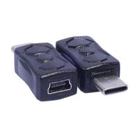 Uqezagpa USB Female to Type C Male Conversion Adapter Converter Black 5V2A Charging & 480Mbps Data