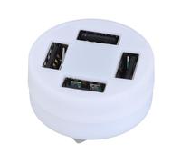 Uqezagpa USB Male to 4 Port USB Female Hubs for Charging Only with LED Light for Car Charging
