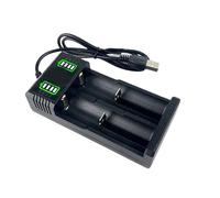 Uqezagpa USB Powered 1/2/4Slot 18650 Battery Charging Hubs for 21700,26700,18500,26650 Batteries with Fast Charging &Auto