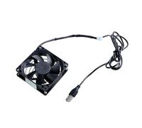 Uqezagpa USB Powered Cooling Fan Systems With Adjustable Thermostat For Cabinets And Home Theater 80mm Cabinet Cooling