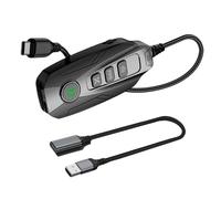 Uqezagpa USB Small Sound Card 7.1 Channel External Surround Sound for Computer Notebook Tablet PC Easy