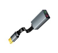 Uqezagpa USB Sound Adapter With Microphone Input And Headphone Output Multiple Aluminum Casing Streaming Auditory Accessory