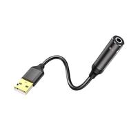 Uqezagpa USB To 3.5mm Auditory Adapter, External Sound Card for PC, Laptop, Dsktop More