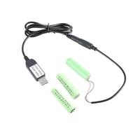 Uqezagpa USB to 4.5V AA LR6 Battery Power Supply Adapter Replace 3x1.5V Battery for LED Light,Table Clocks Wireless