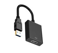 Uqezagpa USB to HDTV Port Adapter Cable USB3.0 for PC Laptop HDTV Supports 7/8/10 1080P Video Converter