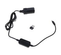 Uqezagpa USB Type C 5V to 12V Car Socket Adapter Cord Boosting Cable with USB Connector for Vehicle