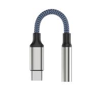 Uqezagpa USB Type C to 3.5 Earphone Adapter USB C 3 5mm Sound Cable Converters for Phone 15 16 USB C