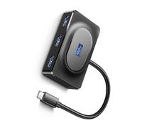 Uqezagpa USB Type C to 4 Port USB3.0 Hubs Adapter 5Gbps Expansion Dock for Desktop Laptop Tablets