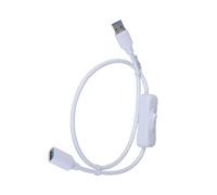 Uqezagpa USB3.0 Extension Cable with Power Switcher Male to Female USB Adapter for PC Car 5Gbps Data Transfer