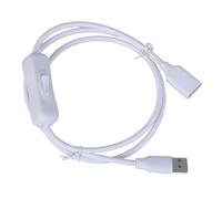 Uqezagpa USB3.0 Extension Cable with Power Switcher Male to Female USB Adapter for PC Car 5Gbps Data Transfer