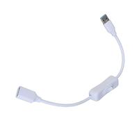 Uqezagpa USB3.0 Extension Cable with Power Switcher Male to Female USB Adapter for PC Car 5Gbps Data Transfer