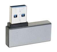 Uqezagpa USB3.0 Male to Female Adapter Right Angled Designing 5Gbps Data Transfer Easy Connection for Narrow Tight