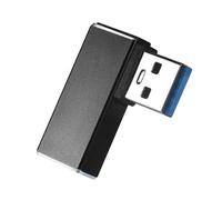 Uqezagpa USB3.0 Male to Female Adapter Right Angled Designing 5Gbps Data Transfer Easy Connection for Narrow Tight