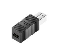 Uqezagpa USB3.0 Printer Adapter Square Port USB B Male to USB/Type C Connector Extension Converter for Hard Disk
