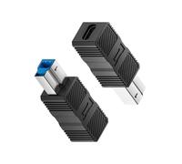 Uqezagpa USB3.0/Type C Adapter Fast Speed 5Gbps For External Hard Disks Printers With Wide Compatibility Extended Compatibility Adapter