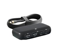 Uqezagpa Versatile Type C Hubs With Fast Charging And Multiple Port For Office Use For Laptop Smartphone Charging &Data Transfer Type C Splitter