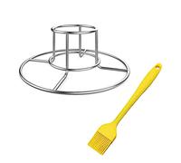 Uqezagpa Vertical Roaster For Grill Smoker Oven Beer Can Chicken Holder Stand Suitable For Roast Chicken Turkey Duck Grill Oven Rack