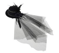 Uqezagpa Victorians Party Hat Hairclip Steampunk Gear Hat Fedoras Cosplay Party Dress Up Masquerades Costume Headwear Steampunk For Festival Halloween