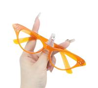 Uqezagpa Vintage Glasses For Adult And Kids With Rhinestones Unisex Styles Clear Lens Glasses For Cosplay Costume Parties Vintage Eyewears