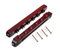Uqezagpa Wall Mounted Billiard Cue Rack Pool Cue Rack With Clip Holds 6 Cues Wood Pool Stick Holder