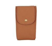 Uqezagpa Watch Organizer Travel Rectangle Cases Portable Pull Out Box Multifunctional Cowhides Storage Protective Cover Small Storage Organizer for Men