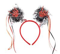 Uqezagpa Witch Corpse Headgear Gothicism Hairband Novelty Tassels Hair Hoop Creative Headgear With Soft Skeleton Hand Dress Up Hair Rings